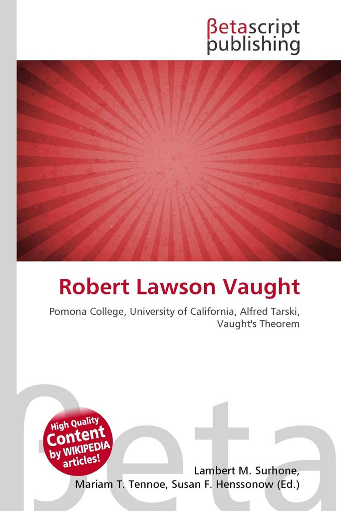 Robert Lawson Vaught