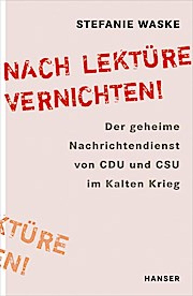 Nach Lektüre vernichten!""
