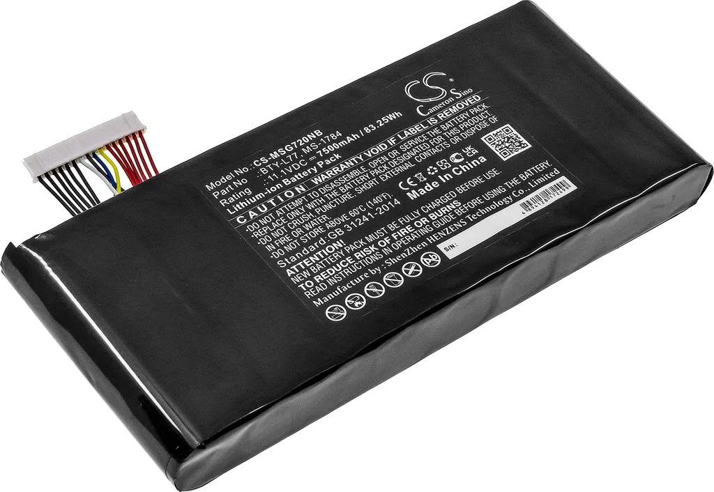 Batterie MSI GT72 2PC 9S7-178541-462 : Corrige les Coupures de Courant PC
