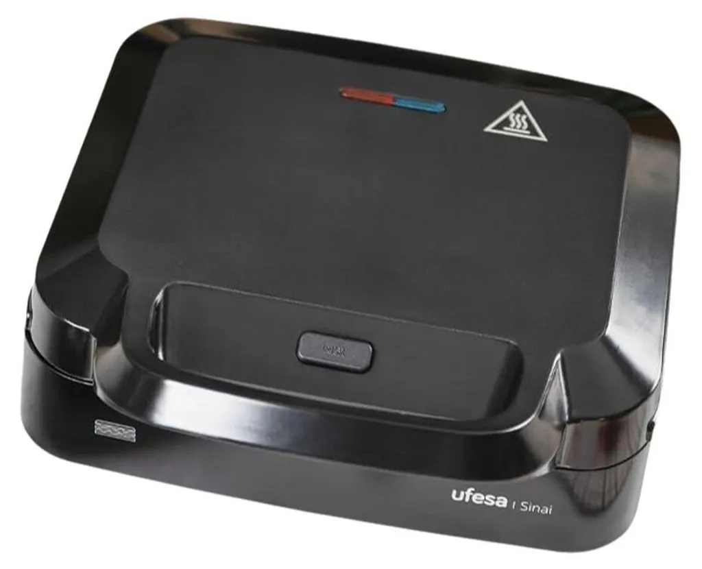 Appareil à sandwichs UFESA Noir 750W - Grille-pain compact antiadhésif