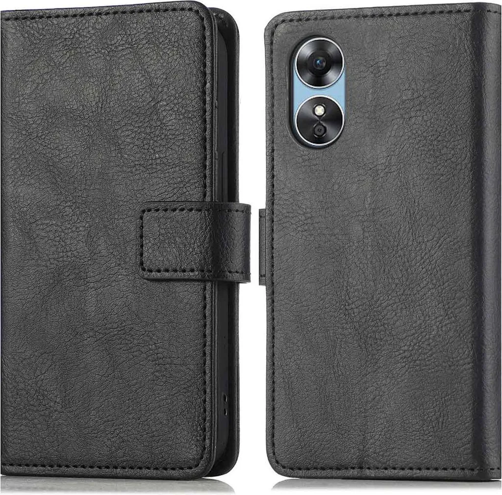 Custodia a Libro Professionale Oppo A17 imoshion - Nero Business