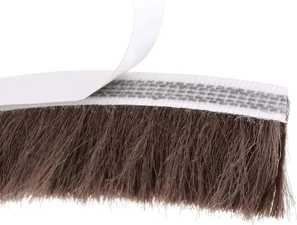 Stopper les courants d'air : joint brosse 23mm pour porte et fenêtre 5m