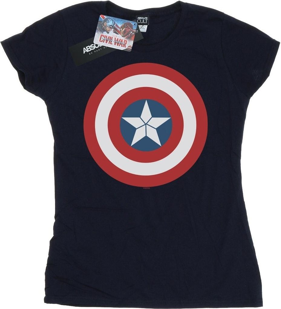 Marvel - "Civil War" T-Shirt für Damen BI51395 (XXL) (Marineblau)