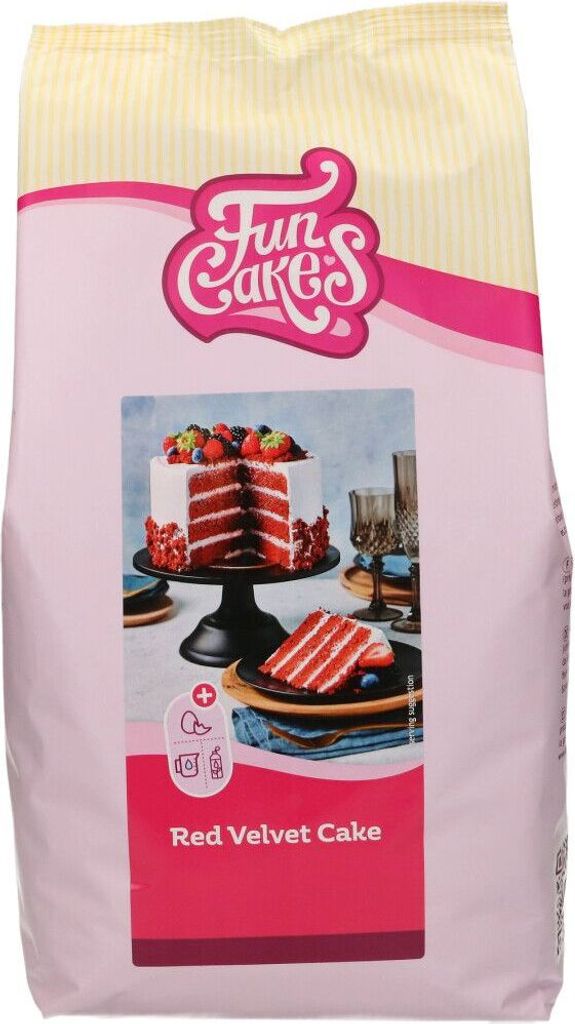 FunCakes Mix für Red Velvet Cake 4 kg