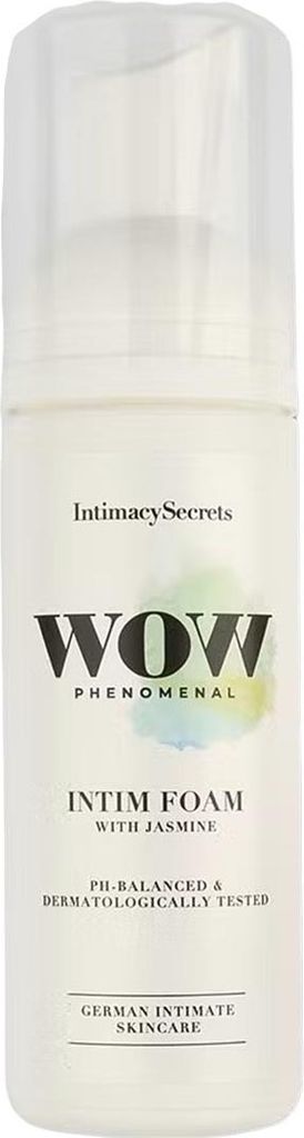 IntimacySecrets WOW Phenomenal Intim Foam Intimpflege Schaum mit Jasmin 150 ml