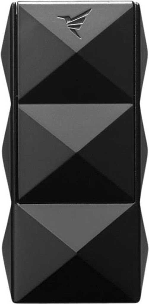 Colibri Quasar II 2er-Jet Flame - schwarzes Metall Feuerzeug mit Rundcutter