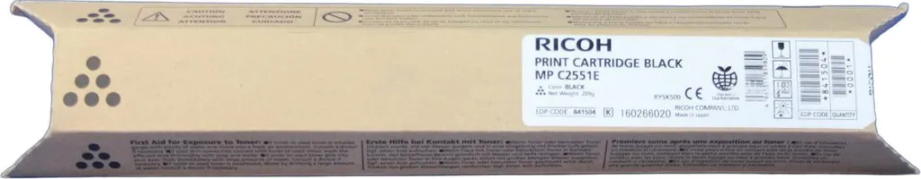 Ricoh 841504 Toner Noir 841587 pour Imprimantes Laser Aficio MP C300