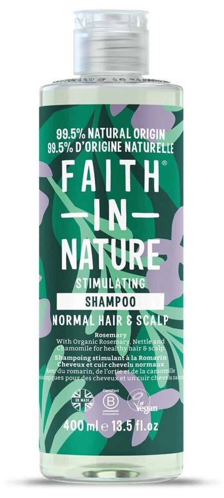 Shampoo al rosmarino per capelli da normali a grassi Faith Immagine del prodotto 