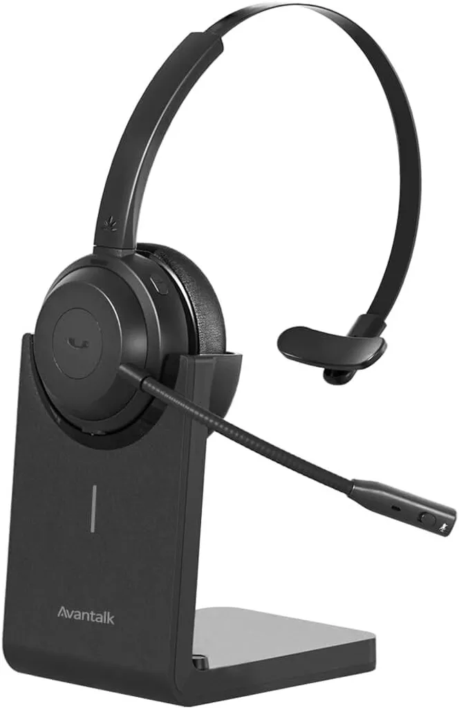 Avantalk Alto Solo Casque Bluetooth avec Micro Qualcomm CVC pour PC