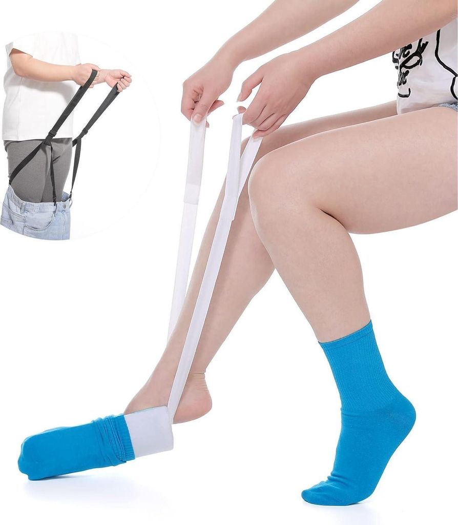 Aide à l'enfilage de chaussettes et de pantalons pour les Image du produit 