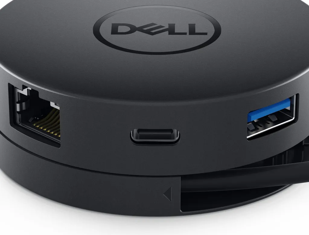 Adaptateur Dell DA-300 USB-C Mobile Adapter 6-en-1 Compact Noir - 9