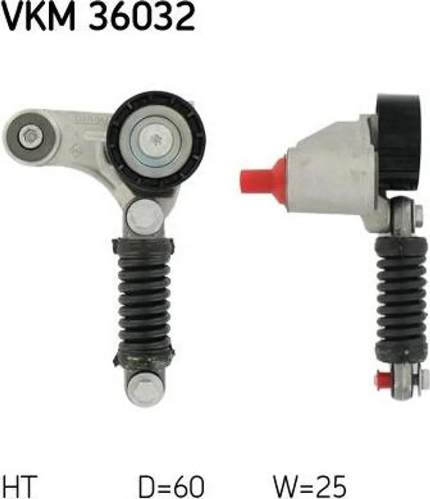 Supprimez les bruits de courroie avec le galet SKF VKM 36032 fiable