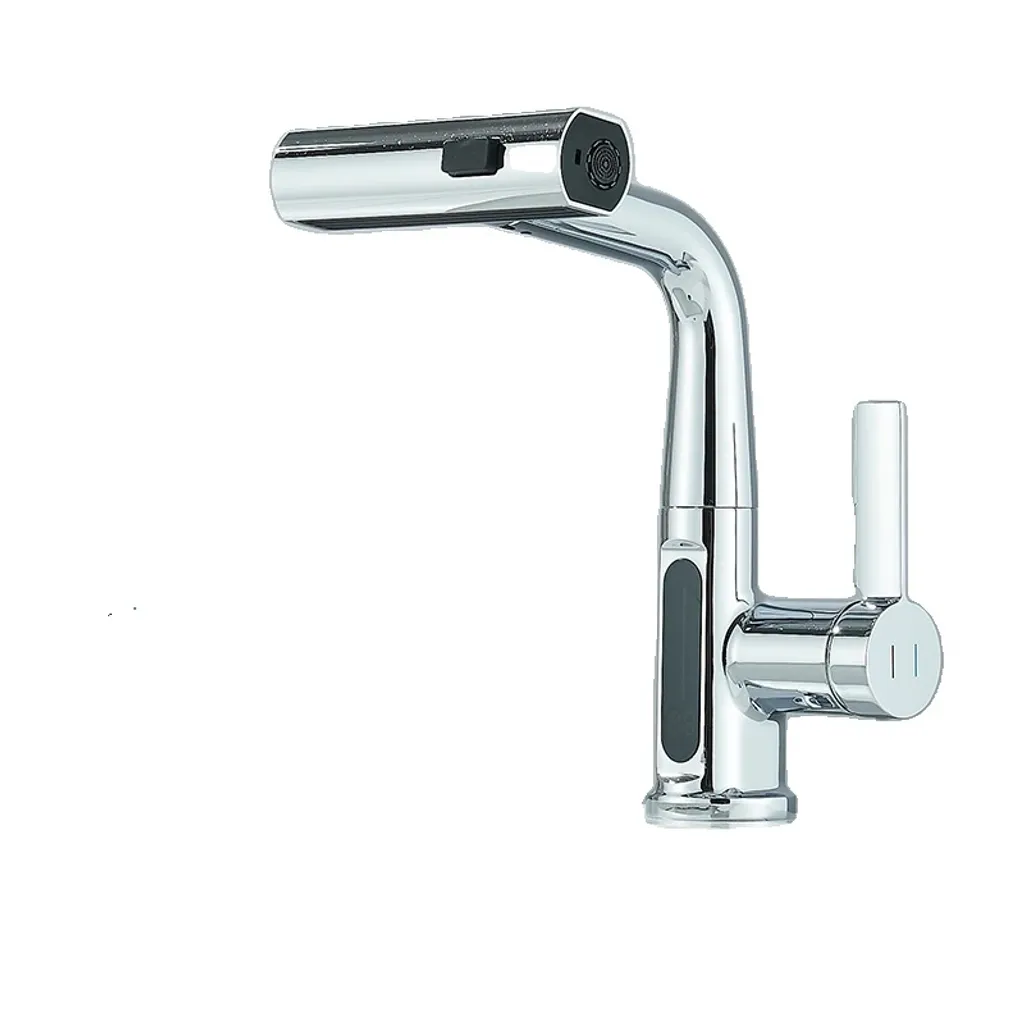Offerta Miscelatore Lavabo LCD Cromo - Rubinetto Ceramica Alta Qualità - 1