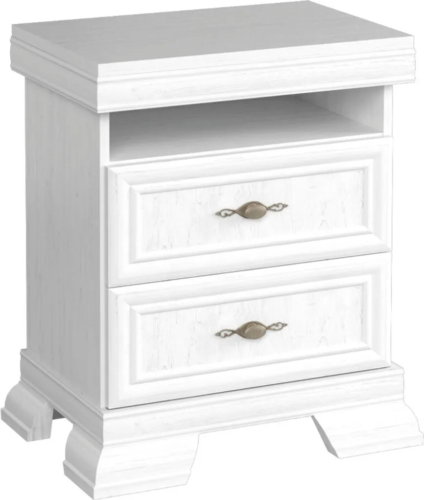 Table de chevet GREGORIA avec tiroir et niche bois clair pin Andersen