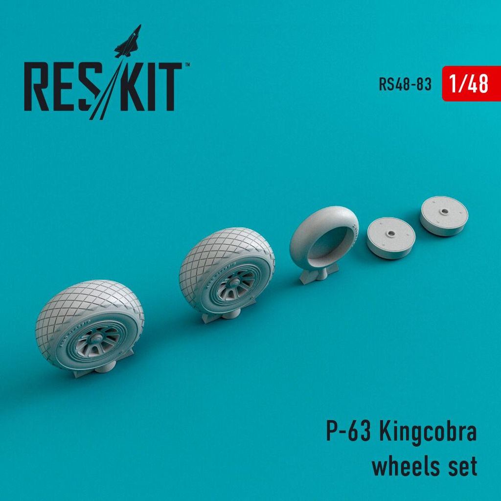 ResKit RS48-0083 - 1:48 P-63 Kingcobra wheels set