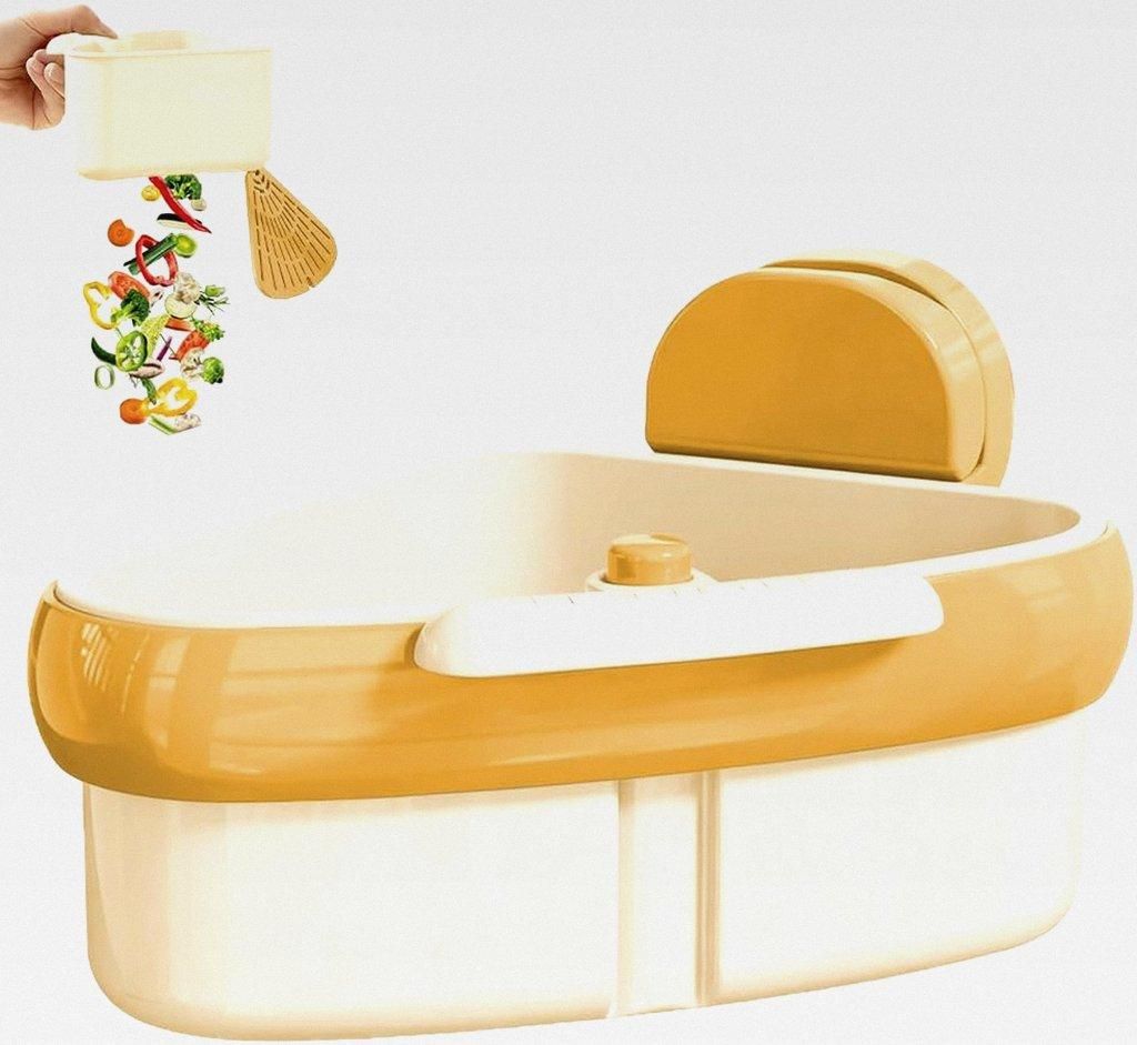 Sieb für Spülbecken Sieb Wasserhahn Hängend Snap-Button Kunststoff Spülbecken Wasserhahn Hängend Multi-Functional Spülbeckensieb, Abnehmbar, ...