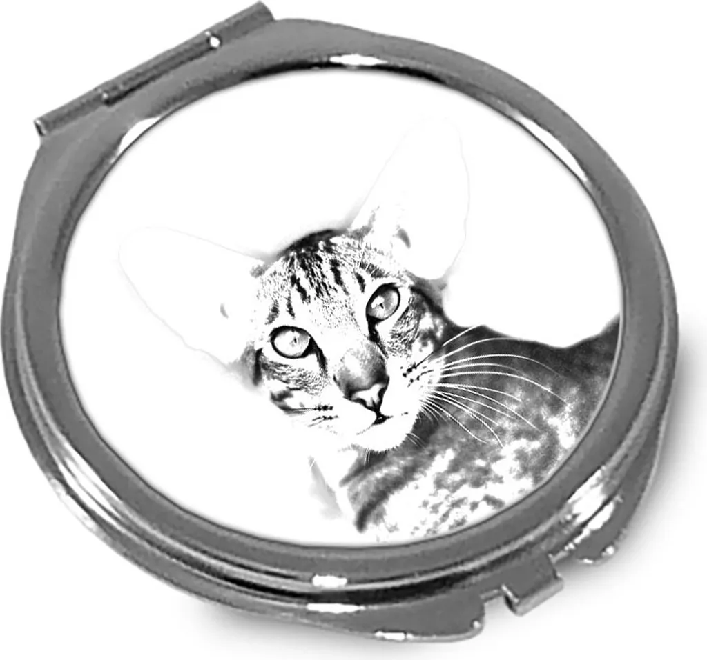 Specchio Compatto Gatto Orientale Art Dog - Accessorio Glamour 2026