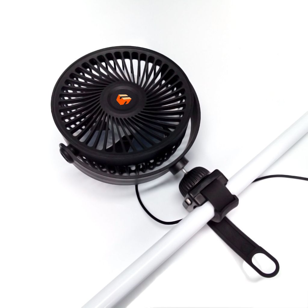 5-Zoll-Ventilatorkopf Ventilator 360° Rotation Fan mit Produktbild 2