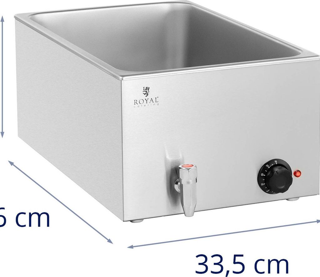 Royal Catering Bain Marie - 600 W - GN 1/1 - bez nádoby - Obrázek produktu 8