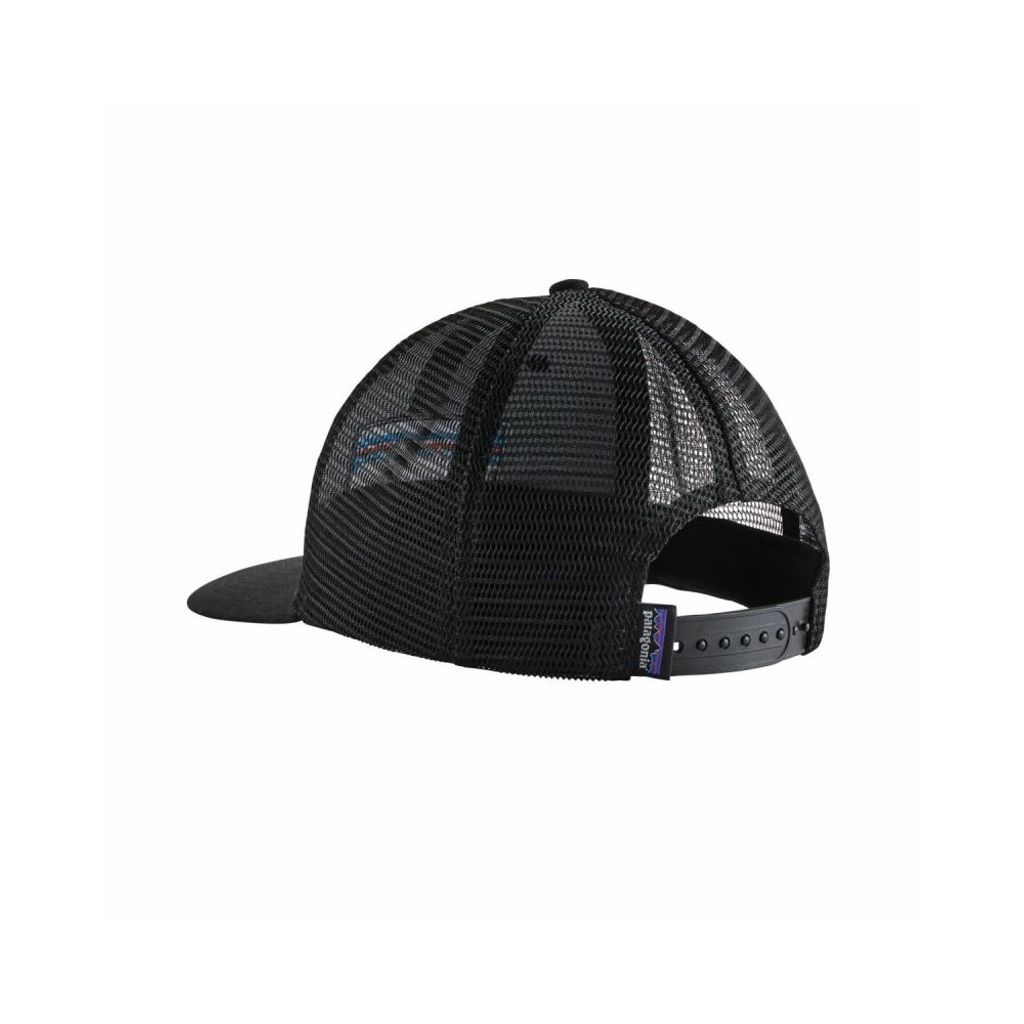 Patagonia P-6 Logo Trucker Hat Black .