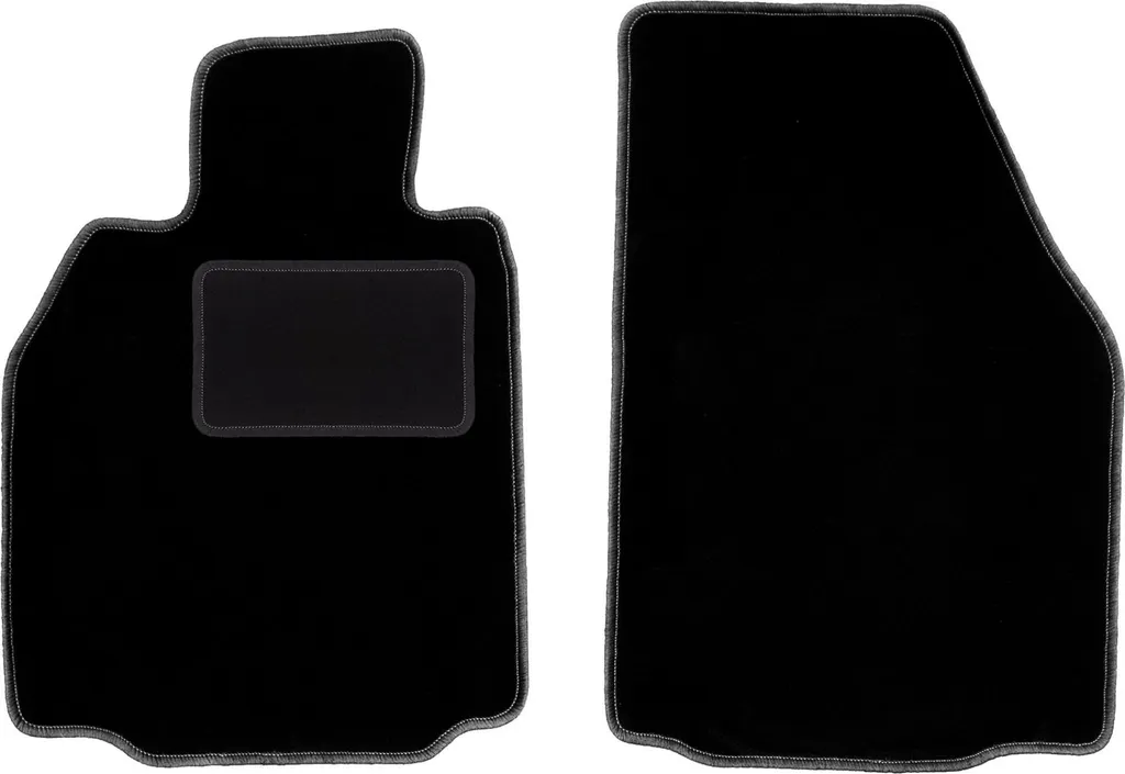 Wielganizator tappetini auto velours anteriori adatto per Porsche 911 (typ 997) (2002-2012, cabrio, coupé, targa) neri, set 2 pz, con fissaggi