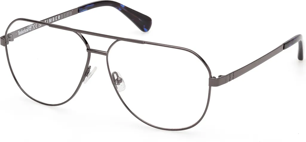 Timberland TB50057 008 Shiny Gunmetal Lunettes de Vue Homme 62-12-150