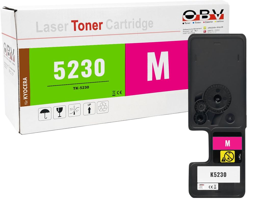 Kyocera TK-5230 kompatibler Toner Magenta - M5521cdn Produktbild 