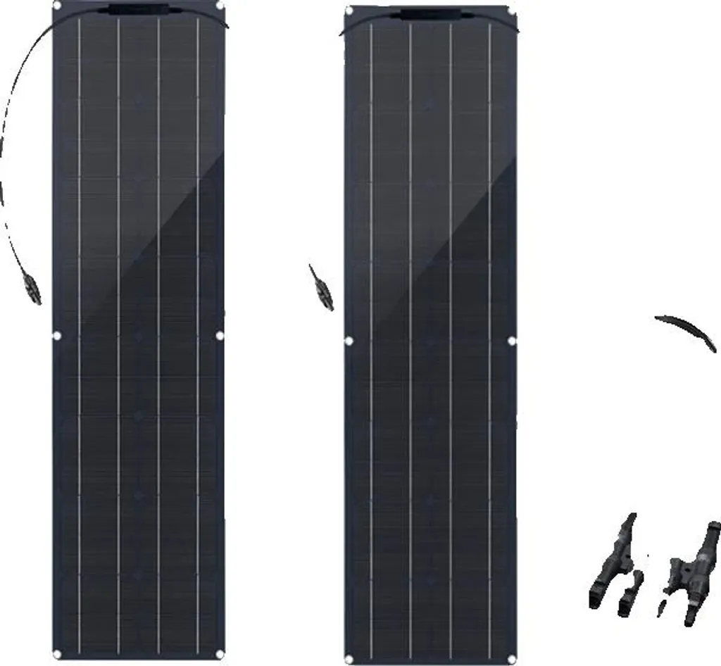 Panneau solaire 12V 100W haute efficacité kit solaire finition Black