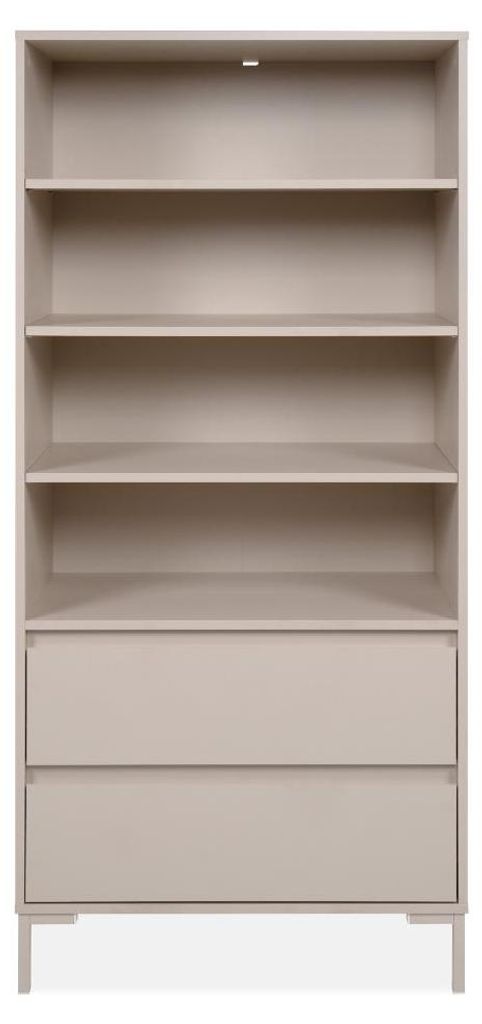 CALICOSY -  Bibliothek 3 Regalböden und 2 Schubladen, Farbe Produktbild 