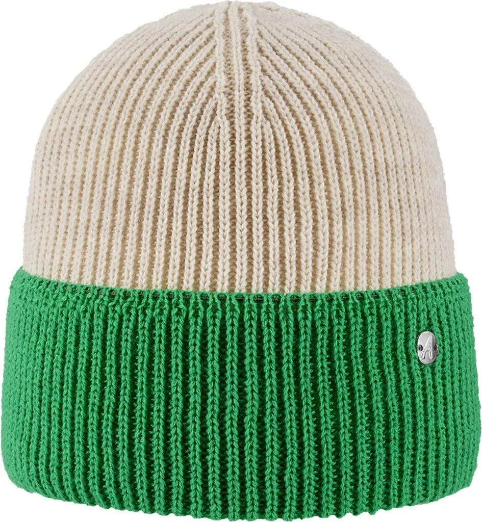 Areco Duotone Beanie Bicolore - Cappello in Maglia Sportivo con Risvolto - 2
