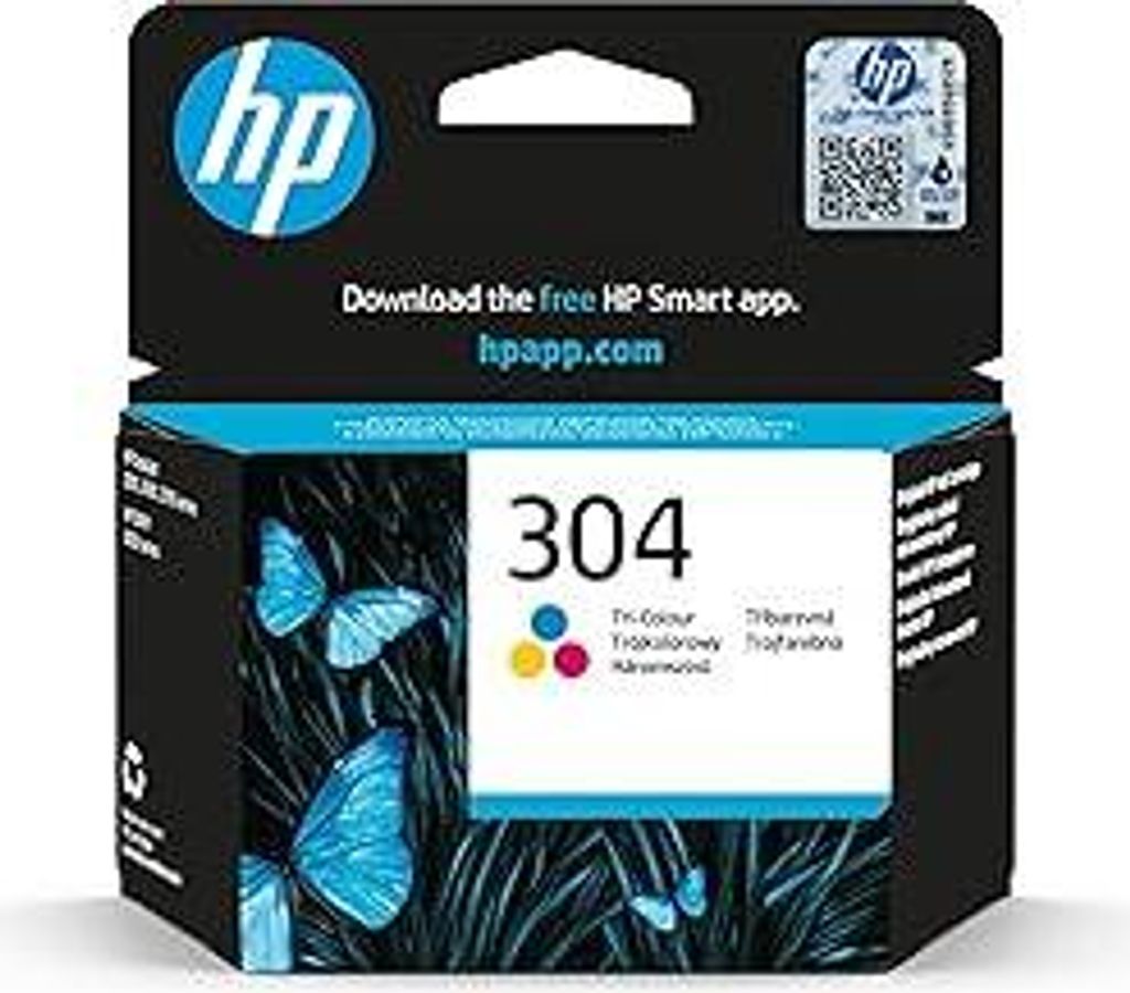 HP 304 (N9K05AE) Original Druckerpatrone Farbe für HP DeskJet 26xx, 37xx, HP ENVY 50xx