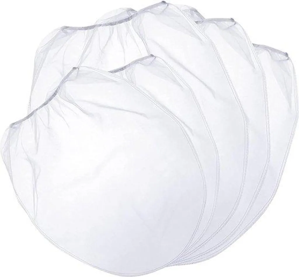 Lot de 10 sacs filtrants 19L blancs à mailles fines pour peinture