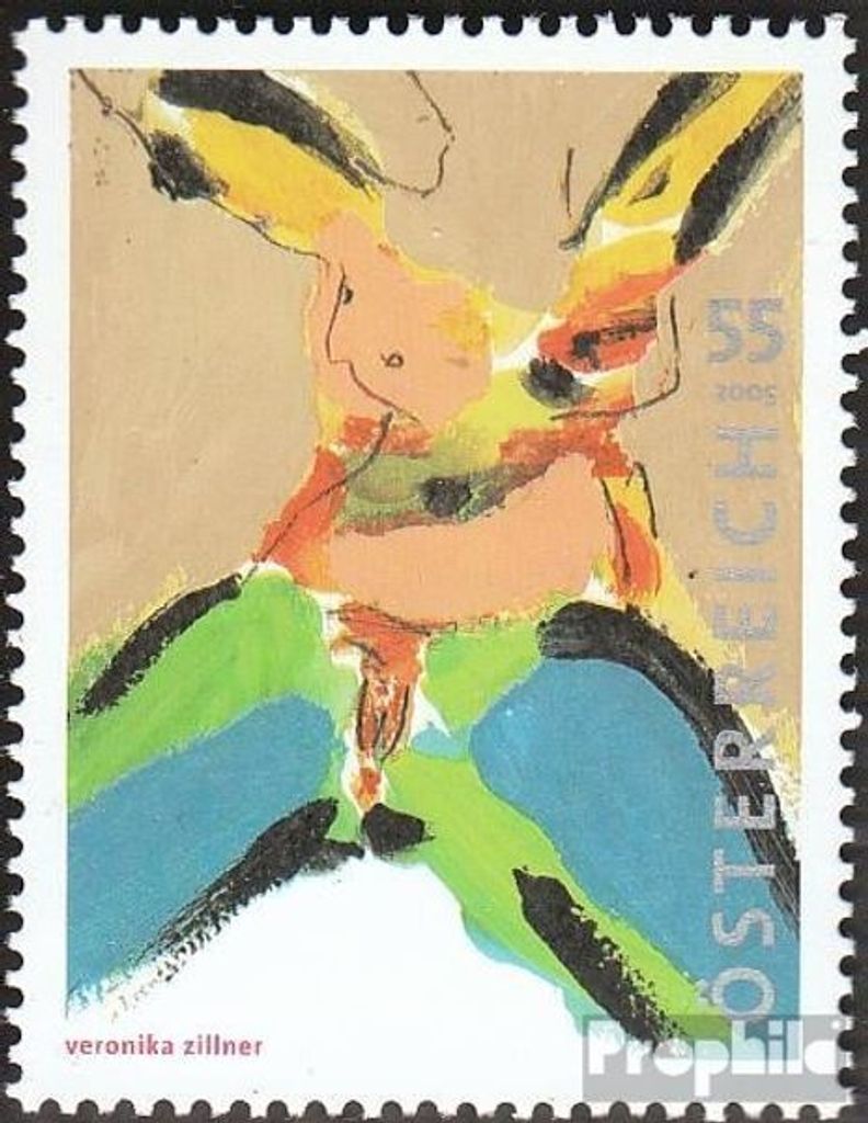Briefmarken Österreich 2005 Mi 2559 (kompl.Ausg.) postfrisch Aktgemälde