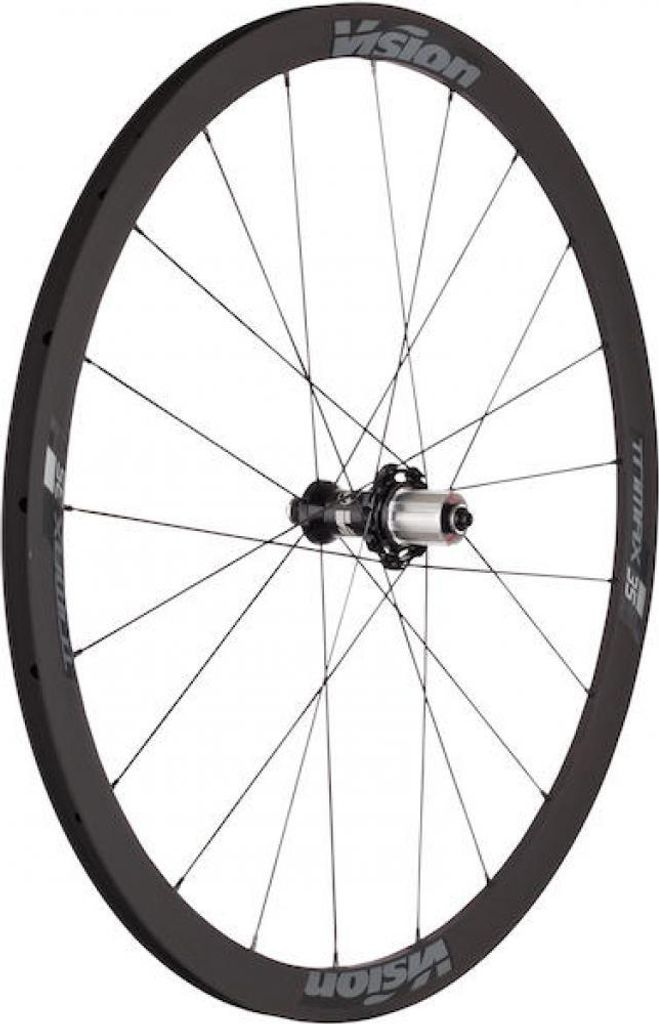 Vision Laufradsatz Trimax 35 KB Clincher 622x19 mm Schwarz - schneller Allrou...