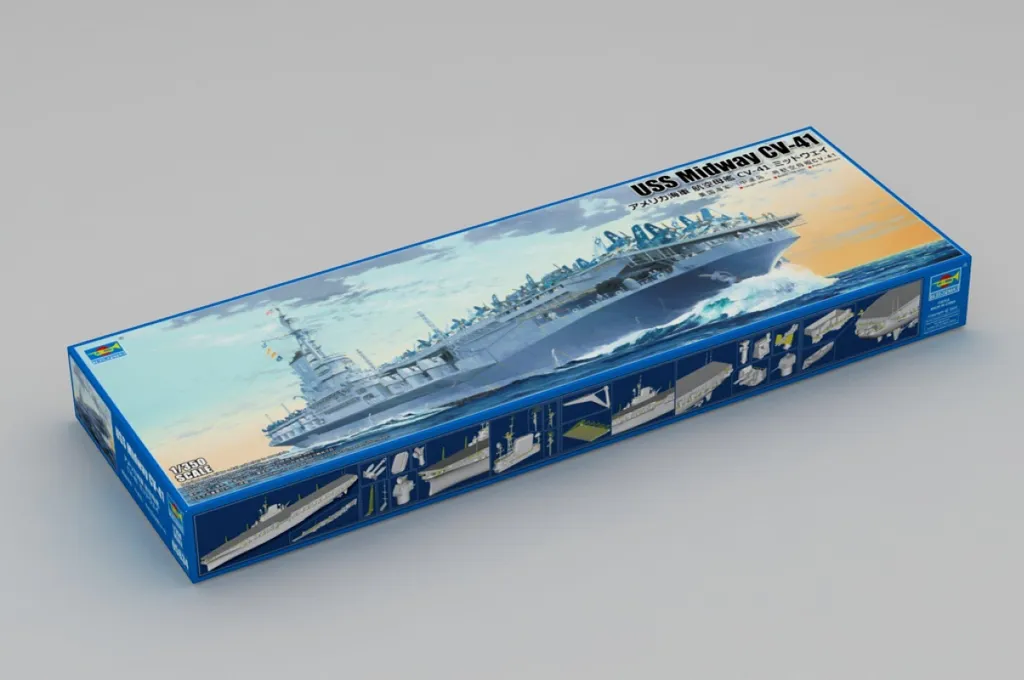 Maquette à monter USS Midway CV-41 échelle 1/350 pour projet diorama