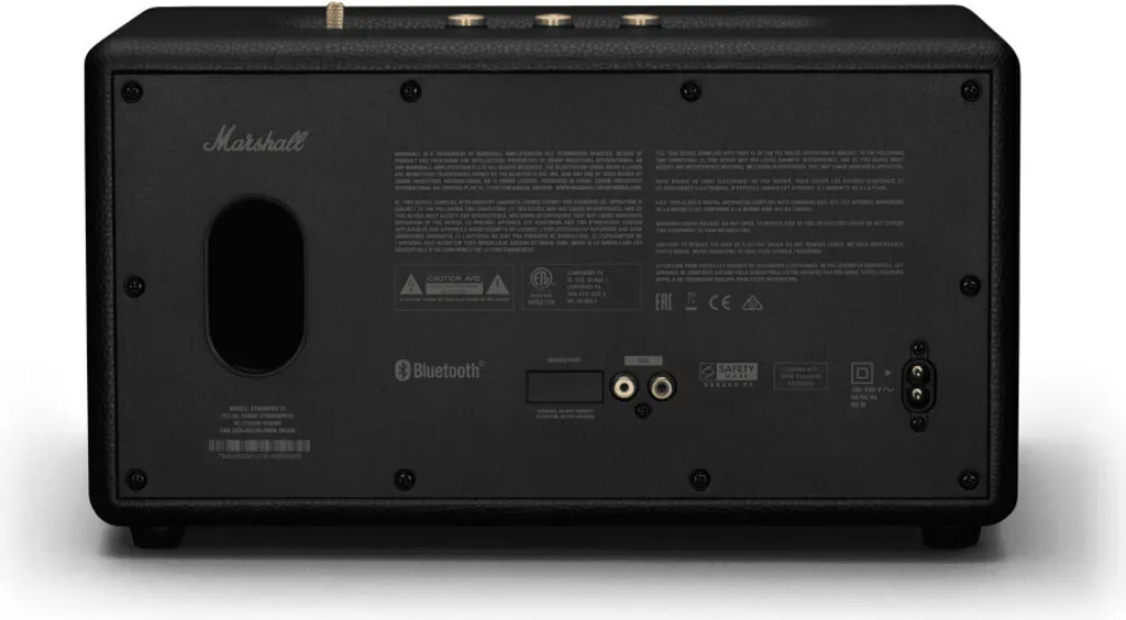Marshall Stanmore III Noir - Enceinte Bluetooth Stable au Son Clair 80W - 8