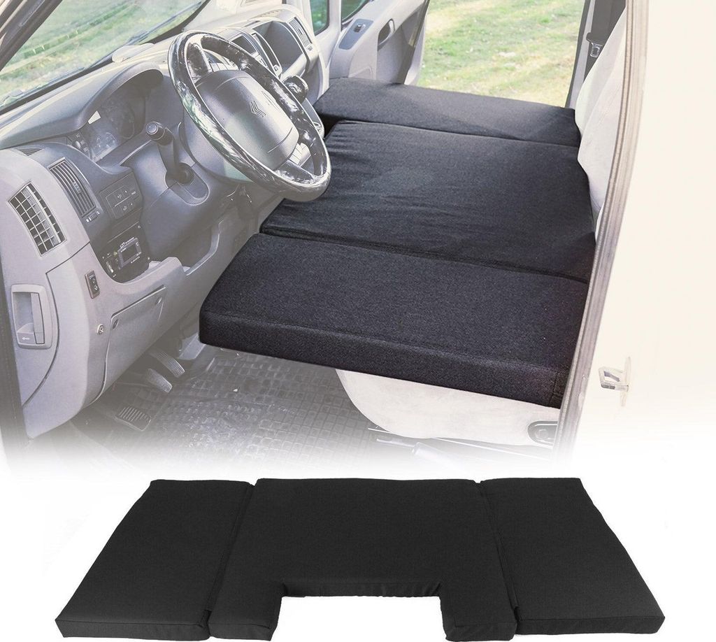 Camper Bett Fahrerhausbett Matratze für Mercedes Vito W447 2014-2025 Schwarz