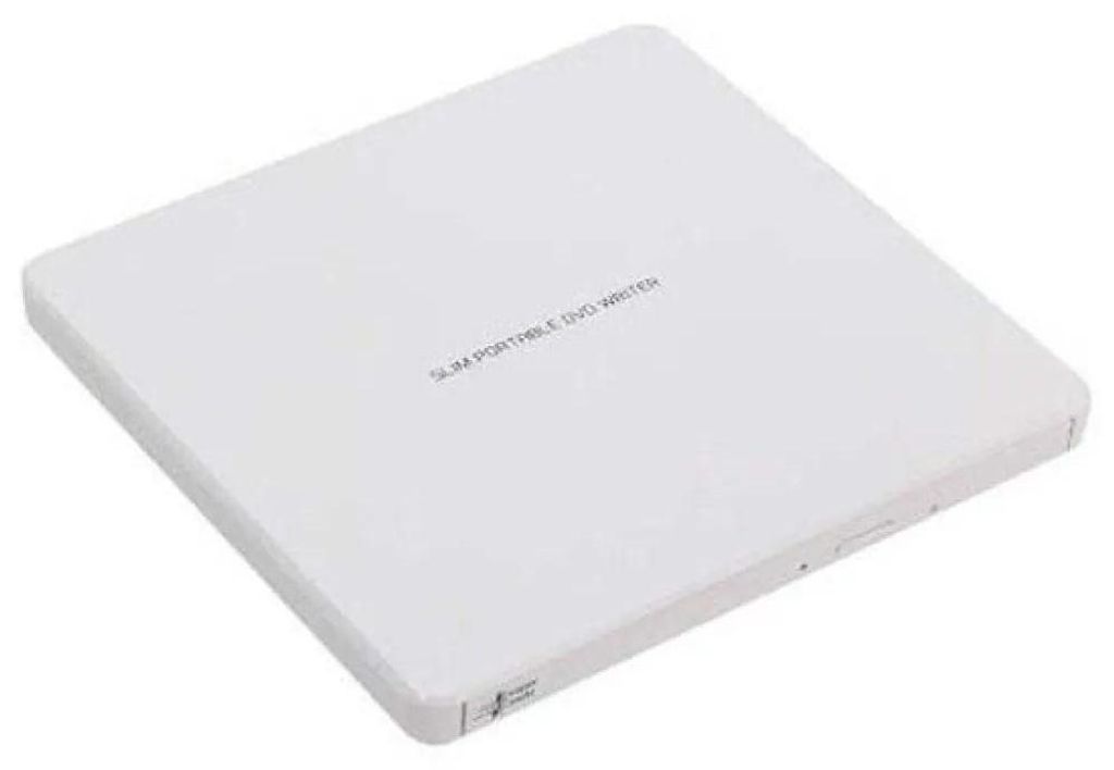Hitachi-LG Slim Portable DVD-Writer, Biela, Podávač, Obrázok produktu 