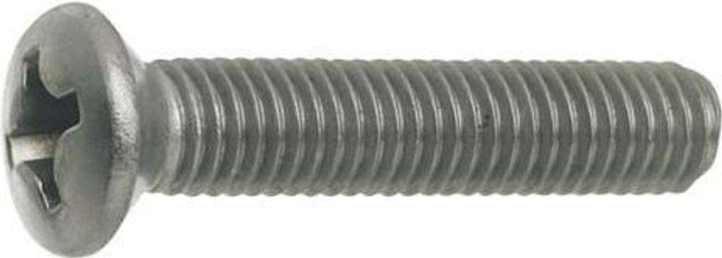 Beschlagsbefestigungsschrauben M6x80mm Linsenkopf, Messing vernickelt schwarz