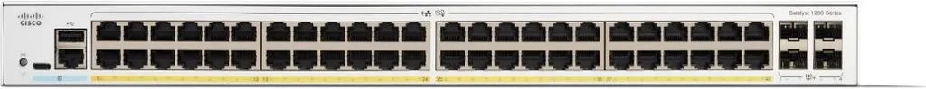 Switch de Réseau Cisco C1200-48T-4G avec 48 Ports RJ45 et 4 SFP Gigabit Pro