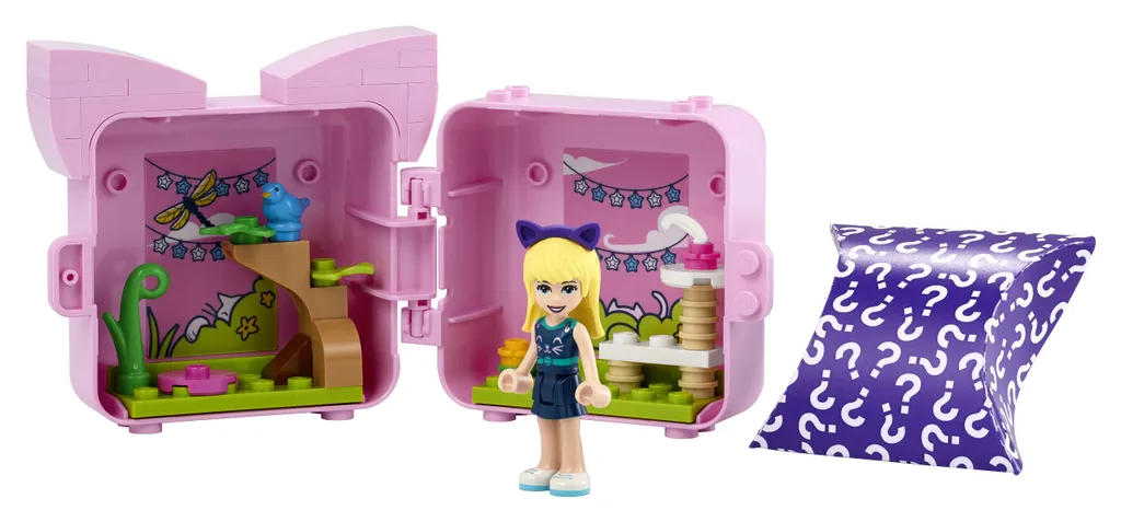 Jouet de construction transportable LEGO Friends 41665 Cube Chat 40 pièces
