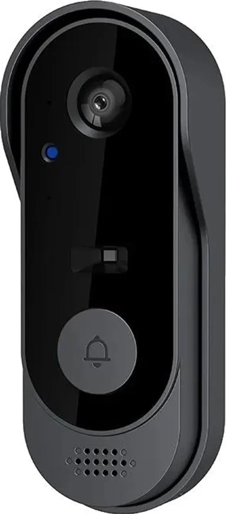 Visiophone sans fil 1080P HD M9 Noir avec vision nocturne infrarouge