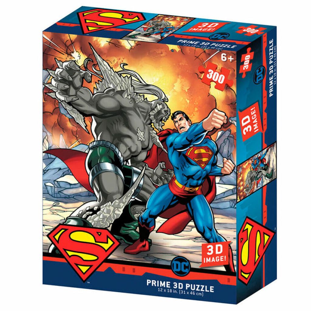 DC Comics Superman vs Doomsday Prime 3D Puzzle 300pcs