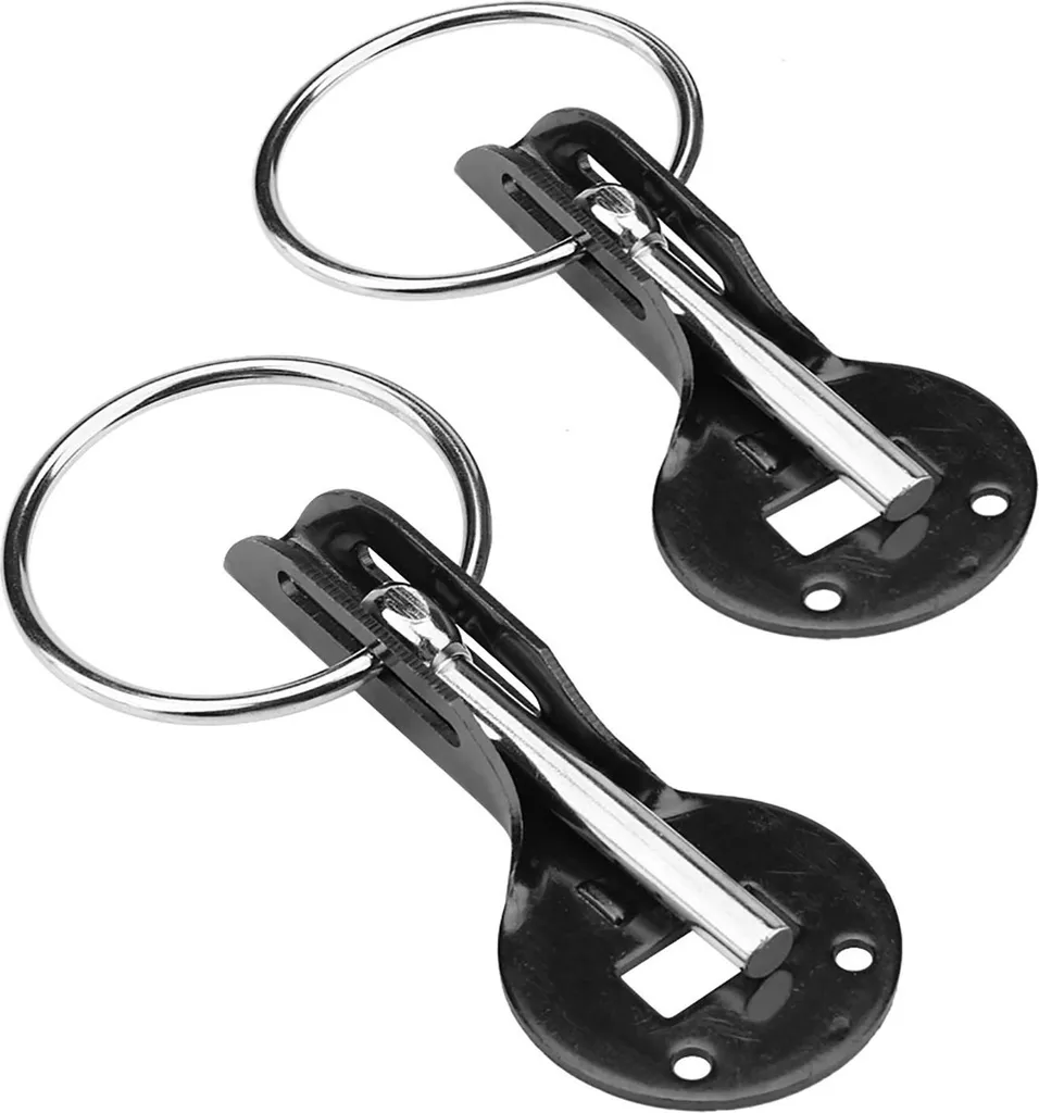 Perni Cofano Racing Neri Universali | Blocco di Sicurezza Quick-Release Auto - 3