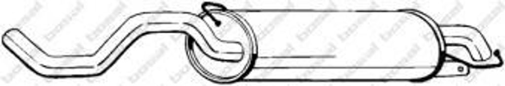 Bosal Endschalldämpfer 279-399
