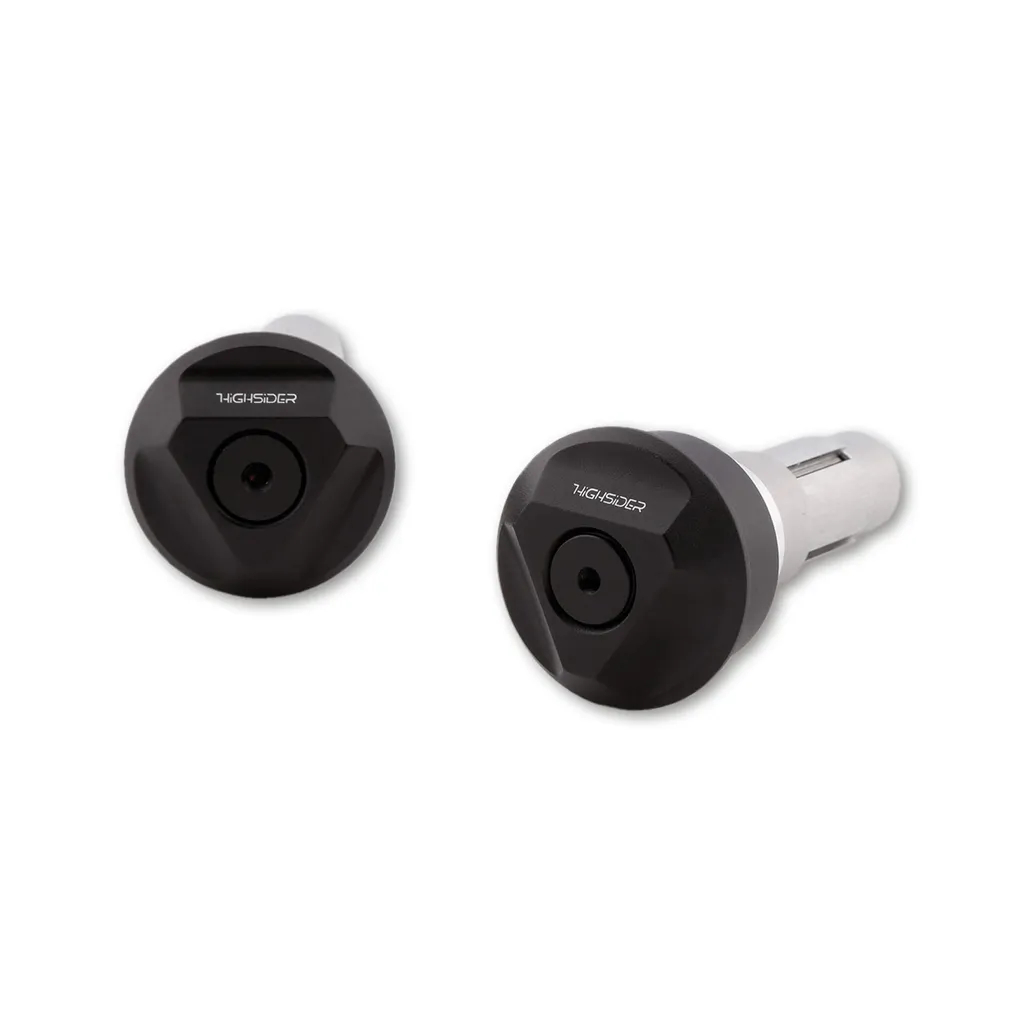 Poids de guidon HIGHSIDER Pro Tetra Noir pour stabiliser la direction
