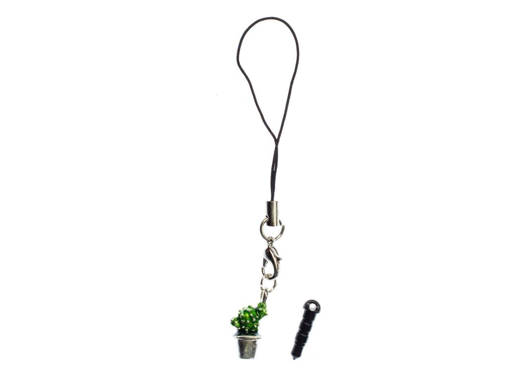Kaktus emailliert Handyanhänger Stacheln Western Miniblings Handyschmuck Cowboy