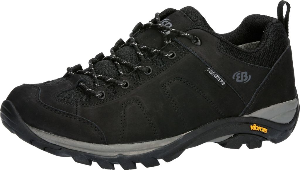 Brütting MOUNT STEVENS Trekkingschuhe in Übergrößen Schwarz 211352 große Herrenschuhe, Größe:37