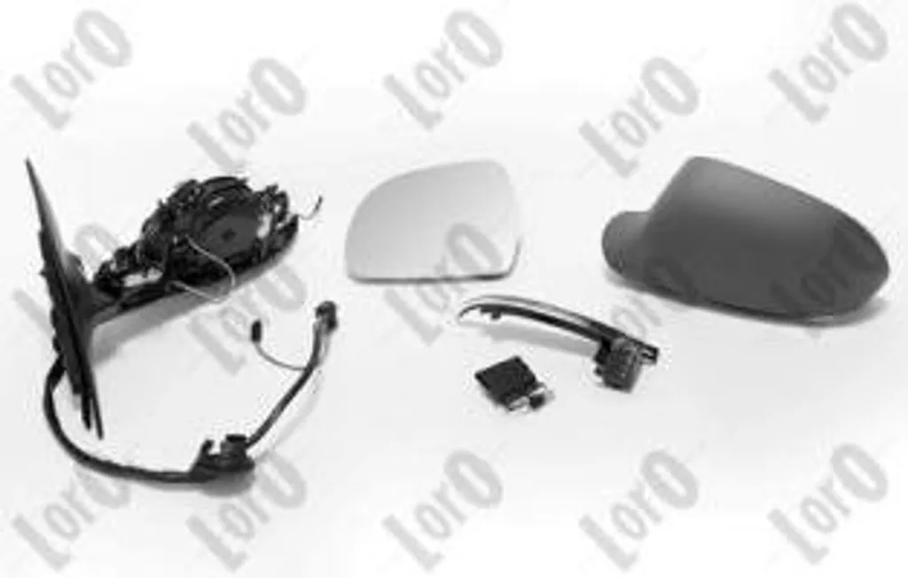 Rétroviseur complet ABAKUS compatible Audi A6 4F avec miroir réglable