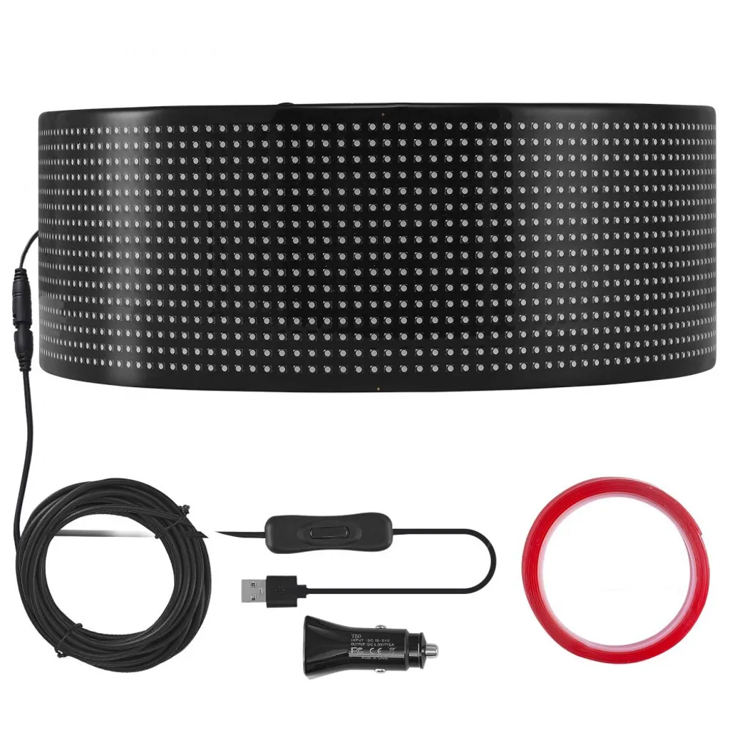 Panneau d'Affichage LED Interactif 68cm - Écran Défilant Programmable P6 - 9